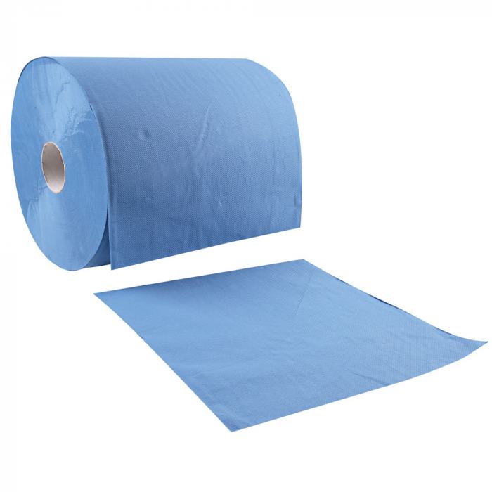 Putztuchrolle blau 38,0 x 35,0 cm 1000 Blatt 3-lagig